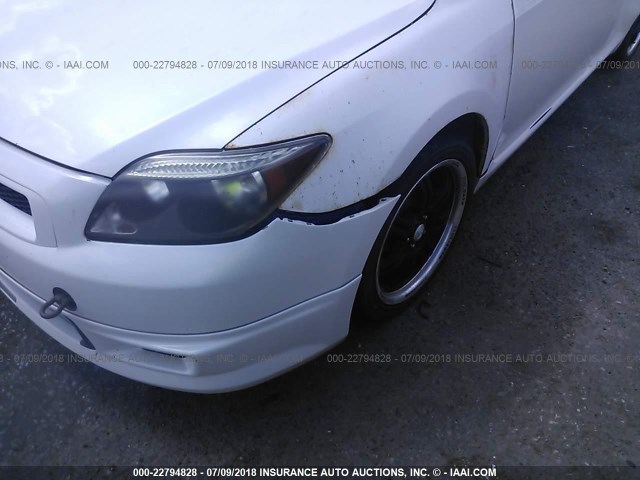 JTKDE167870211818 - 2007 TOYOTA SCION TC 白色 照片 6