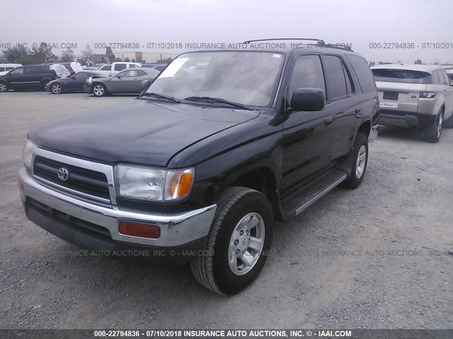 JT3GN86R5T0014134 - 1996 TOYOTA 4RUNNER SR5 BLACK photo 2