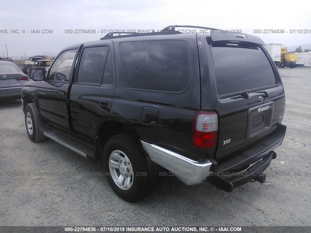 JT3GN86R5T0014134 - 1996 TOYOTA 4RUNNER SR5 BLACK photo 3