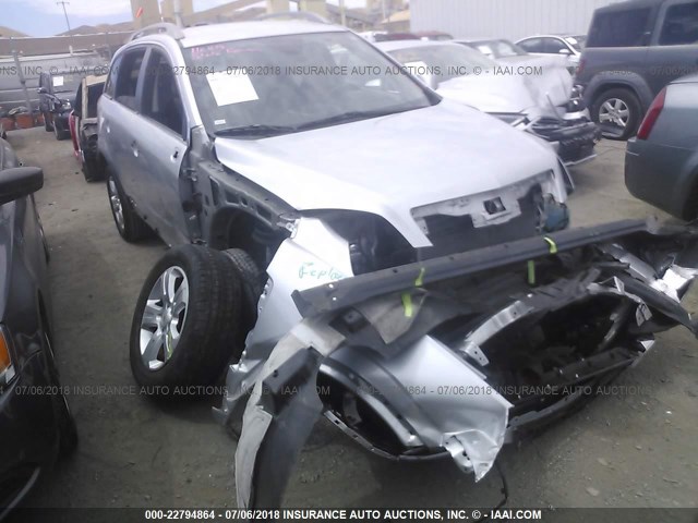 3GNAL2EK6ES530062 - 2014 CHEVROLET CAPTIVA LS SILVER photo 1