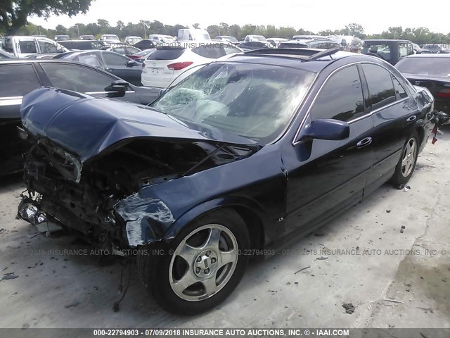1LNHM87A71Y657221 - 2001 LINCOLN LS 蓝色 照片 2