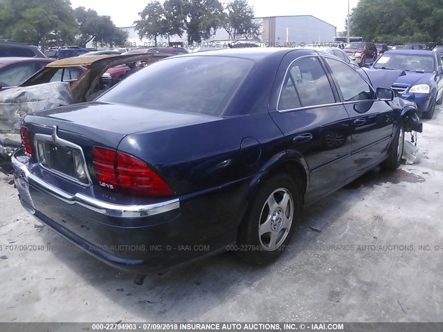1LNHM87A71Y657221 - 2001 LINCOLN LS 蓝色 照片 4