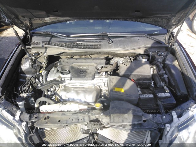4T1BF1FK3EU741034 - 2014 TOYOTA CAMRY L/SE/LE/XLE 黑色 照片 10