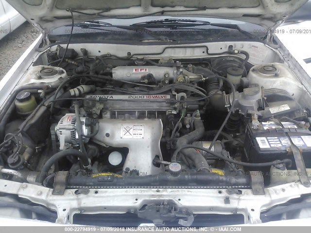 JT2SV21E0M3453029 - 1991 TOYOTA CAMRY DLX WHITE photo 10