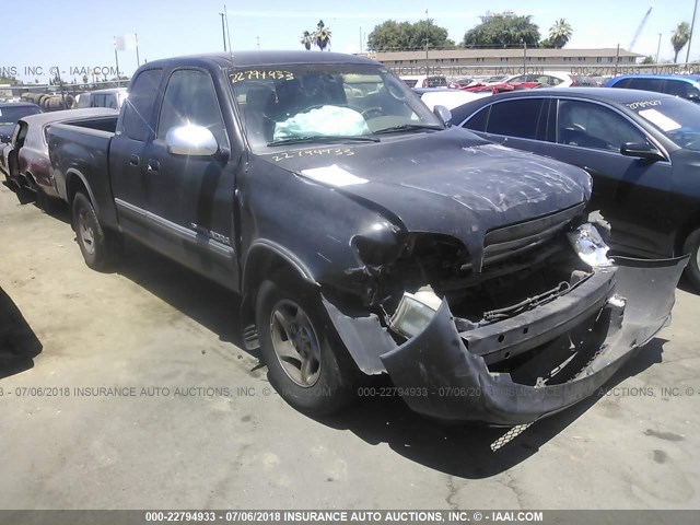 5TBRT34183S431439 - 2003 TOYOTA TUNDRA ACCESS CAB SR5 BLACK photo 1