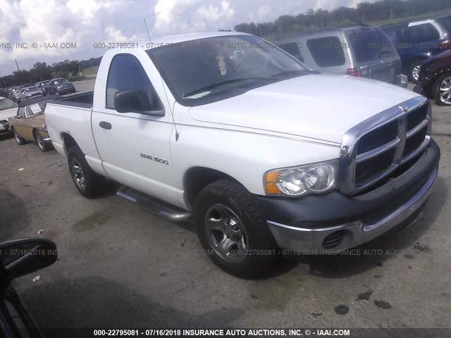 1D7HA16K05J630560 - 2005 DODGE RAM 1500 ST WHITE photo 1