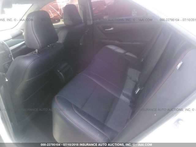 4T1BF1FK8GU165248 - 2016 TOYOTA CAMRY LE/XLE/SE/XSE WHITE photo 8