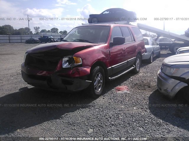 1FMPU16W03LA52957 - 2003 FORD EXPEDITION XLT RED photo 2