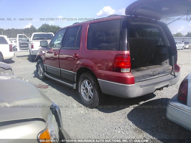1FMPU16W03LA52957 - 2003 FORD EXPEDITION XLT RED photo 3
