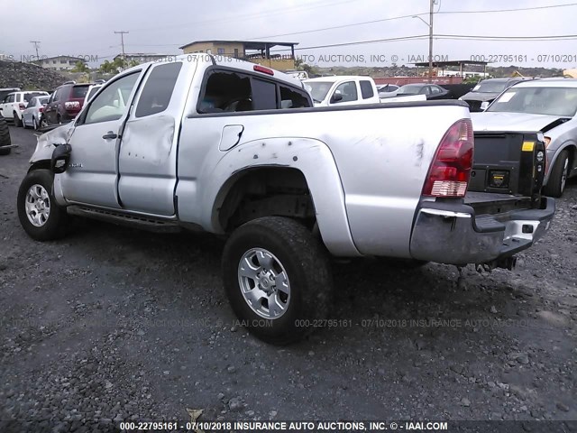 5TEUU42N78Z499333 - 2008 TOYOTA TACOMA ACCESS CAB Күміс фото 3