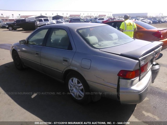 4T1BG22K21U103022 - 2001 TOYOTA CAMRY CE/LE/XLE 灰色 照片 3