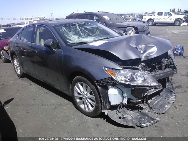 JTHBW1GG2E2043166 - 2014 LEXUS ES 300H GRAY photo 1