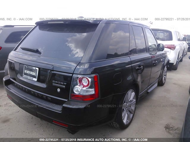 SALSH2E41BA268991 - 2011 LAND ROVER RANGE ROVER SPORT SC BLACK photo 4