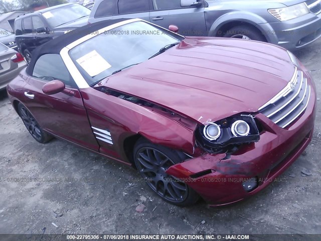 1C3AN65L15X055880 - 2005 CHRYSLER CROSSFIRE LIMITED RED photo 1
