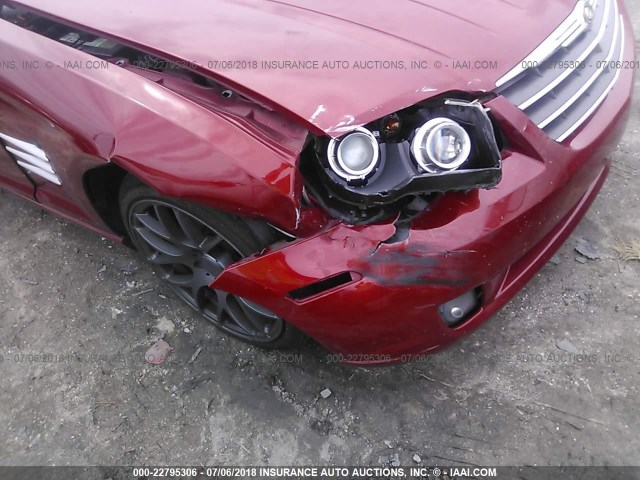 1C3AN65L15X055880 - 2005 CHRYSLER CROSSFIRE LIMITED RED photo 6