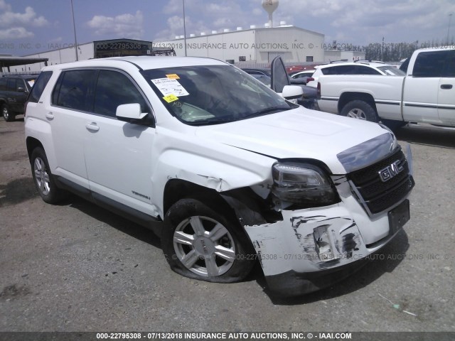 2GKALMEK9F6390954 - 2015 GMC TERRAIN SLE WHITE photo 1