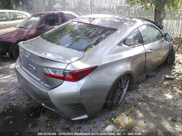 JTHHE5BC5H5017057 - 2017 LEXUS RC 350 GRAY photo 4