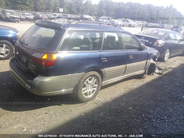 4S3BH675337636011 - 2003 SUBARU LEGACY OUTBACK AWP 深蓝色 照片 4