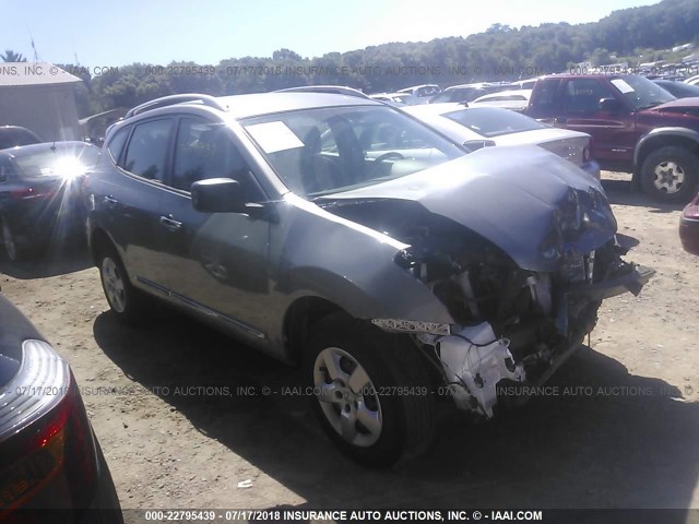 JN8AS5MV2EW721284 - 2014 NISSAN ROGUE SELECT S SILVER photo 1