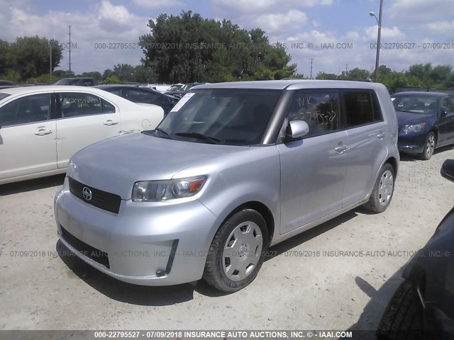JTLKE50E691075915 - 2009 TOYOTA SCION XB Plata foto 2