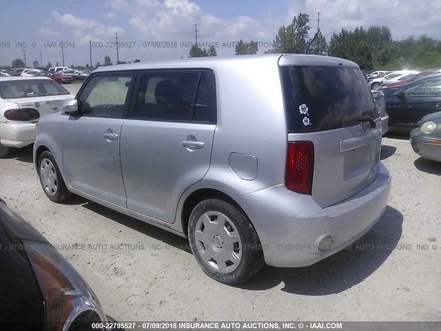 JTLKE50E691075915 - 2009 TOYOTA SCION XB Plata foto 3