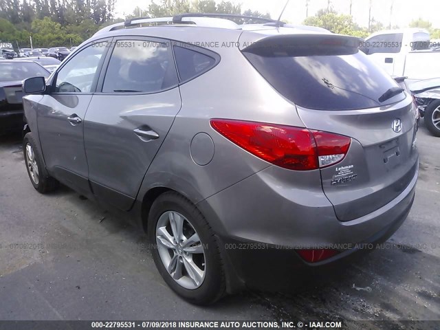 KM8JU3AC7DU681741 - 2013 HYUNDAI TUCSON GLS/LIMITED ყავისფერი ფოტო 3