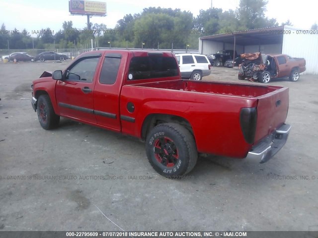 1GCCS198458220322 - 2005 CHEVROLET COLORADO RED photo 3