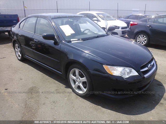 4S3BL616597232040 - 2009 SUBARU LEGACY 2.5I BLACK photo 1