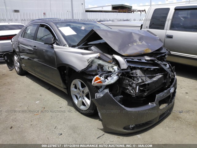 1G1ZB5E0XCF114413 - 2012 CHEVROLET MALIBU LS BROWN photo 1
