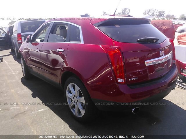 3GYFNBEY2AS601422 - 2010 CADILLAC SRX PERFORMANCE COLLECTION RED photo 3