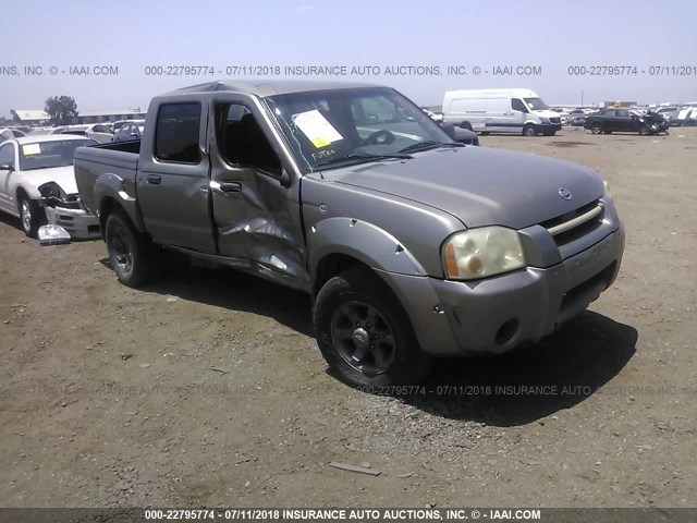 1N6ED27T34C458963 - 2004 NISSAN FRONTIER CREW CAB XE V6 TAN photo 1