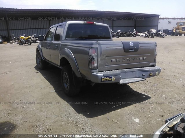 1N6ED27T34C458963 - 2004 NISSAN FRONTIER CREW CAB XE V6 TAN photo 3