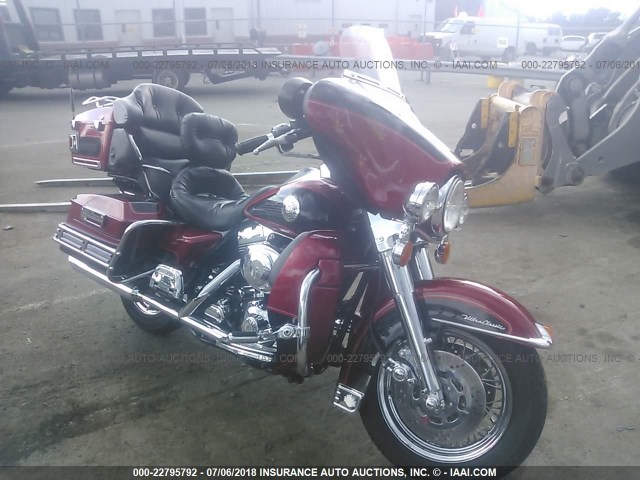 1HD1FCW14XY624687 - 1999 HARLEY-DAVIDSON FLHTCUI RED photo 1