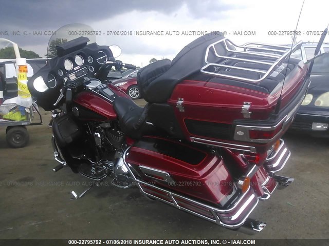 1HD1FCW14XY624687 - 1999 HARLEY-DAVIDSON FLHTCUI RED photo 3