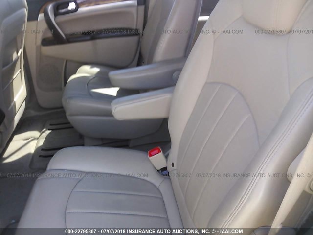 5GAER23758J129892 - 2008 BUICK ENCLAVE CXL BEIGE photo 8