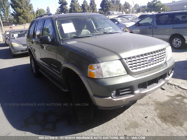 1FMDU74W94UA92720 - 2004 FORD EXPLORER EDDIE BAUER GREEN photo 1