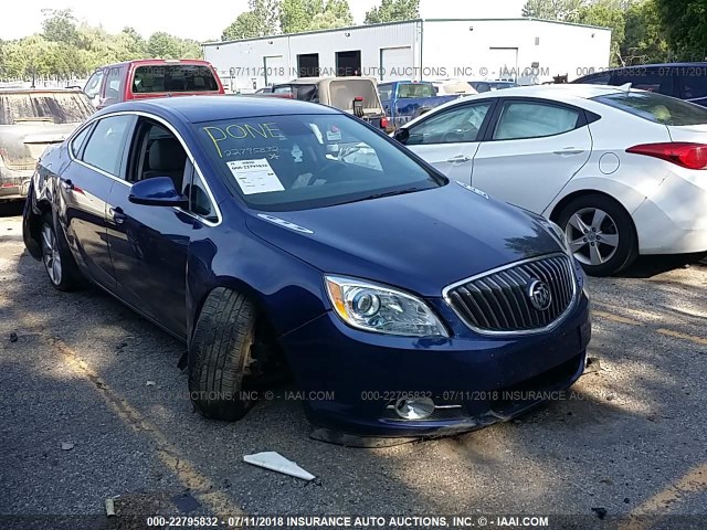 1G4PP5SKXD4105144 - 2013 BUICK VERANO BLUE photo 1