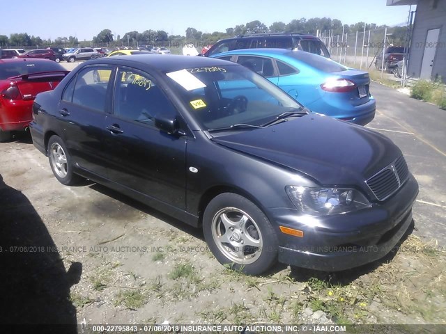 JA3AJ86E43U121497 - 2003 MITSUBISHI LANCER OZ RALLY GRAY photo 1