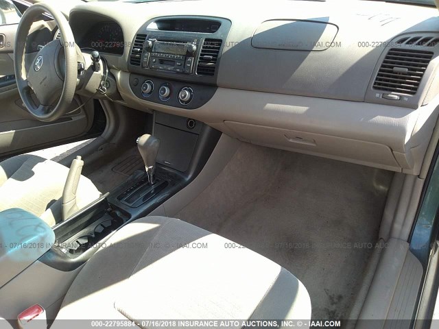 4T1BE30K95U010924 - 2005 TOYOTA CAMRY LE/XLE/SE Yaşıl foto 5