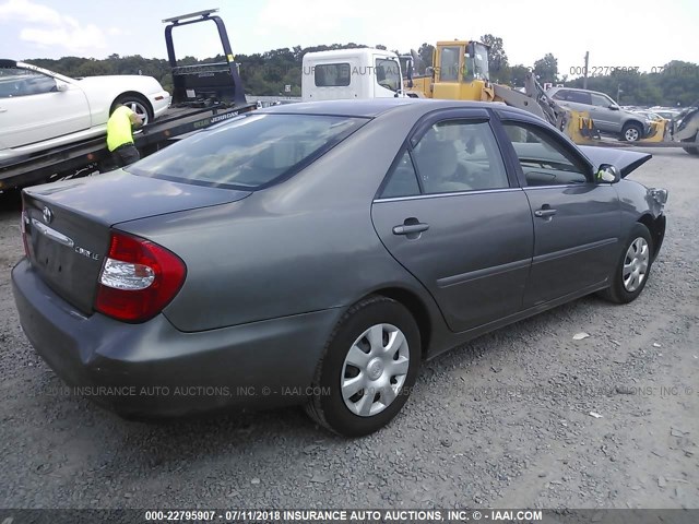 4T1BE32K04U863367 - 2004 TOYOTA CAMRY LE/XLE/SE Qızıl foto 4