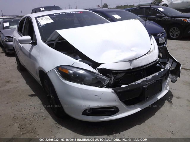 1C3CDFFA7GD820281 - 2016 DODGE DART SXT SPORT WHITE photo 1