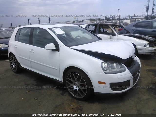 WVWHV71KX7W110543 - 2007 VOLKSWAGEN NEW GTI WHITE photo 1