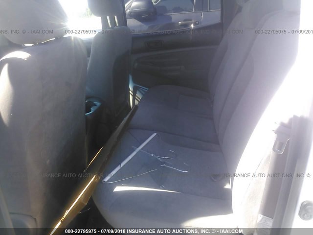 3TMJU62N87M030598 - 2007 TOYOTA TACOMA DOUBLE CAB PRERUNNER WHITE photo 8