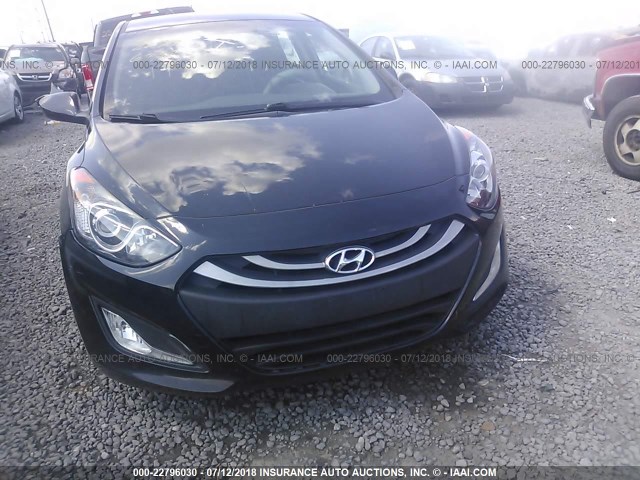 KMHD35LHXFU245134 - 2015 HYUNDAI ELANTRA GT BLACK photo 6