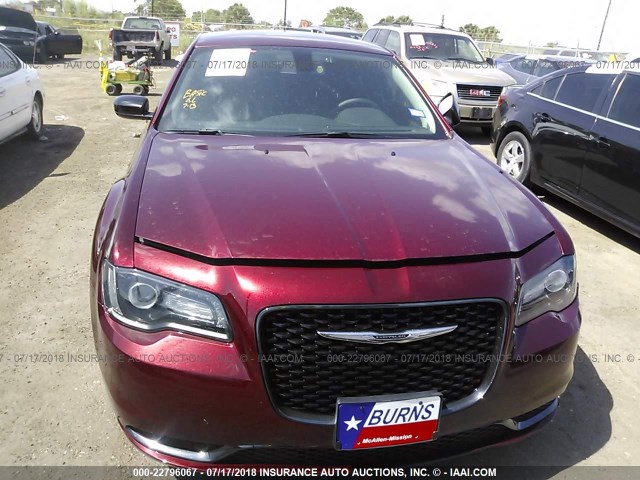 2C3CCAAG1JH264450 - 2018 CHRYSLER 300 TOURING MAROON photo 6