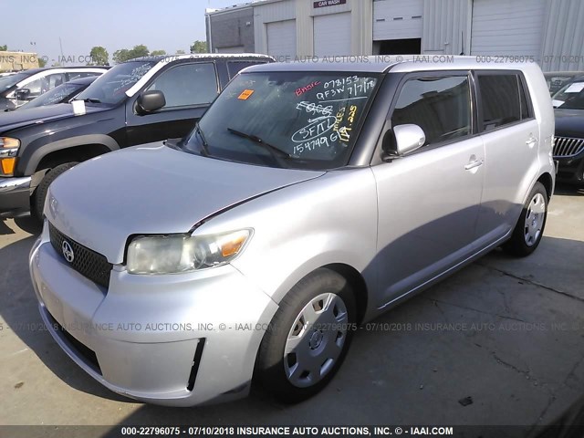 JTLKE50E891078153 - 2009 TOYOTA SCION XB Gümüş foto 2