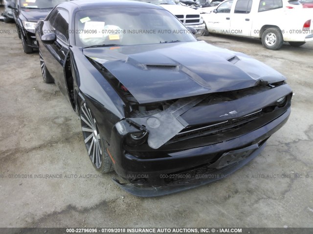 2C3CDZBG8FH774358 - 2015 DODGE CHALLENGER SXT PLUS BLACK photo 6