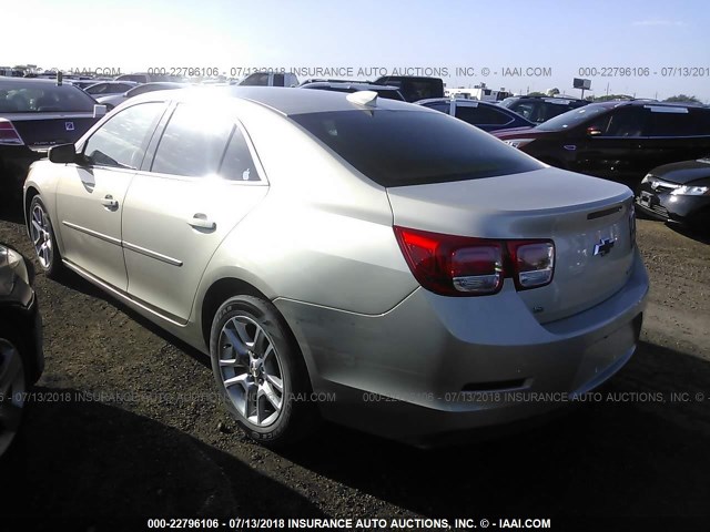 1G11C5SL6FF276696 - 2015 CHEVROLET MALIBU 1LT 金色 照片 3