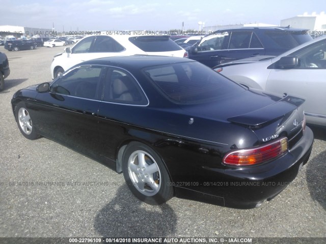 JT8CD32Z1X1005208 - 1999 LEXUS SC 300 BLACK photo 3