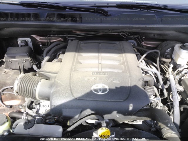 5TFAW5F11HX616762 - 2017 TOYOTA TUNDRA CREWMAX 1794/PLATINUM 棕色 照片 10